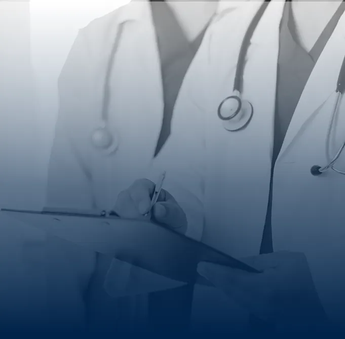 Industrial MD occupational medicine provider reviewing care notes