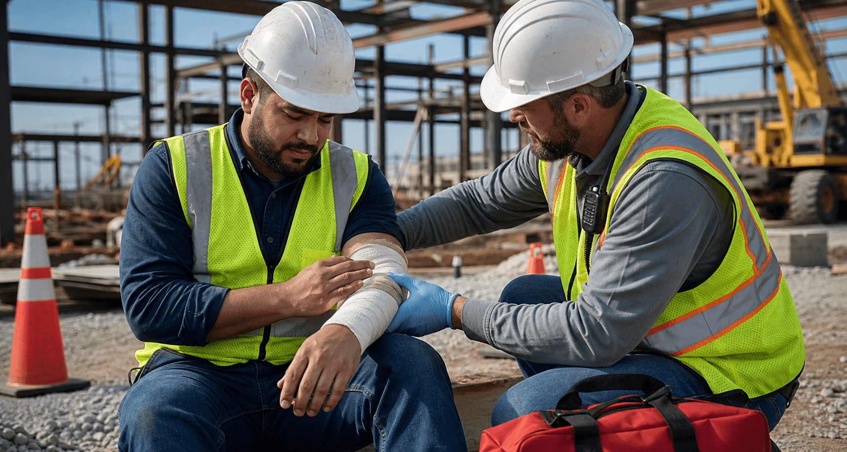 Onsite medical services supporting industrial workers